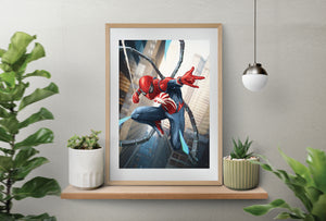 Spiderman PS5 Peter Parker Art Print