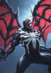Spiderman PS5 Venom Art Print