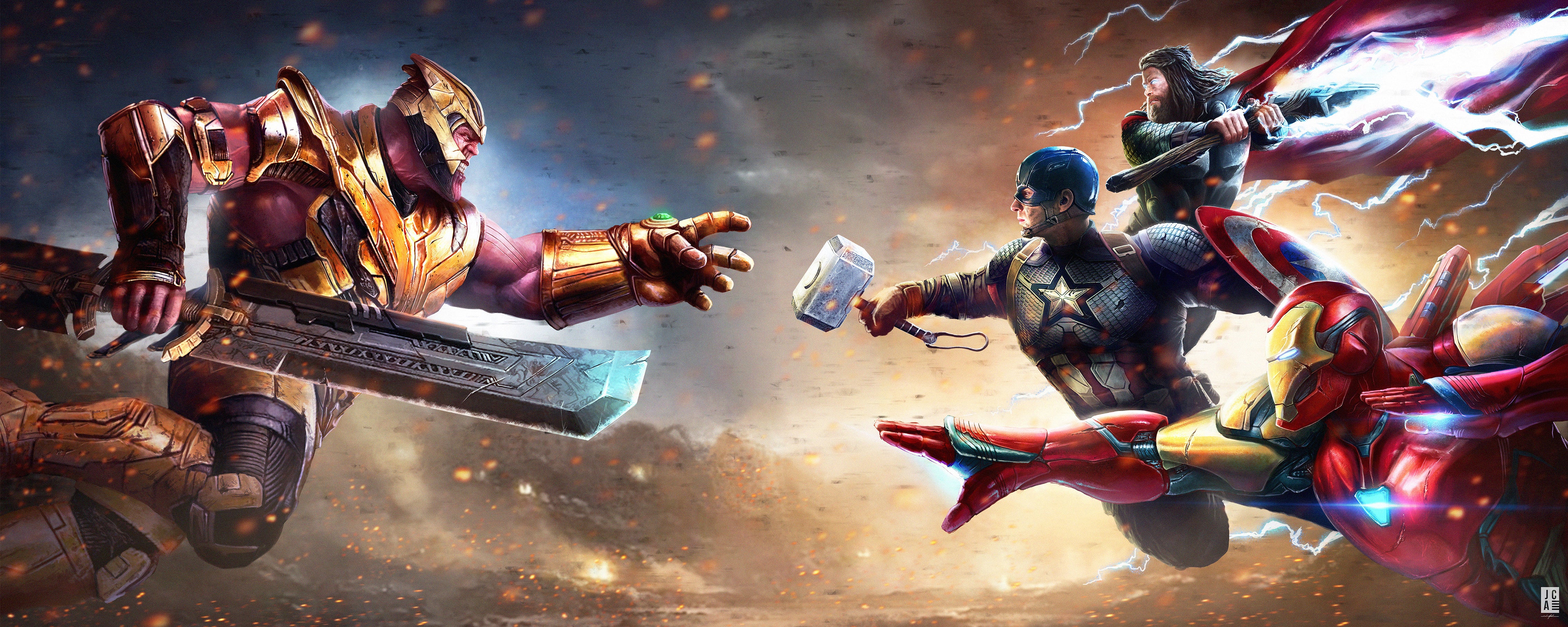 PREMIUM CANVAS - Avengers vs Thanos