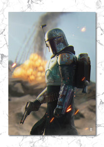 Boba Fett "I was aiming for the other one" Art Print