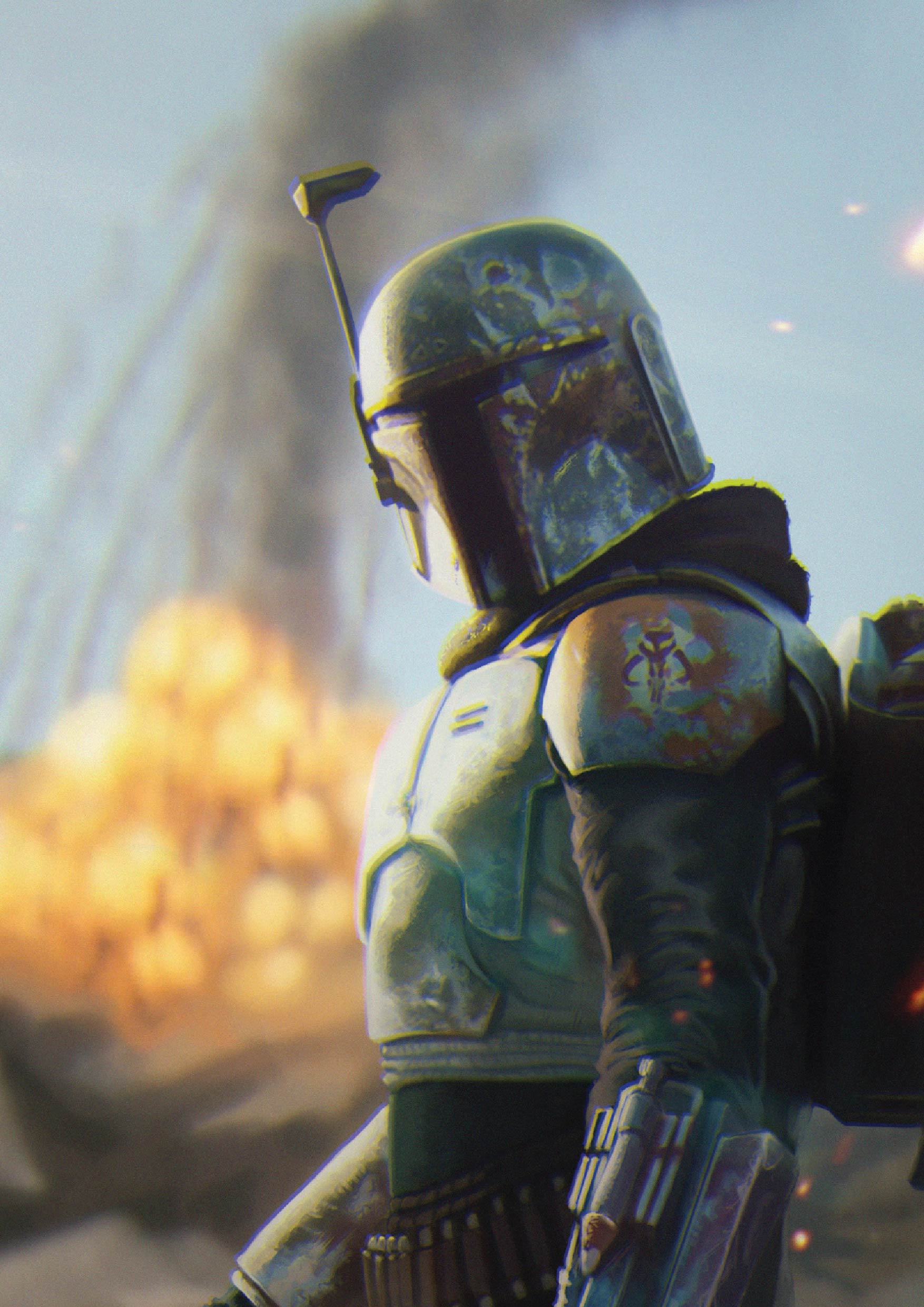 Boba Fett "I was aiming for the other one" Art Print