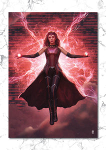 The Scarlet Witch Art Print
