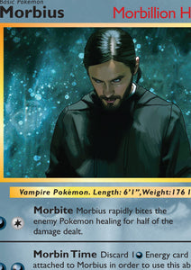 Morbius Pokemon Card Print