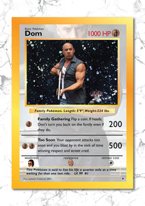 Dom Pokemon Card Print